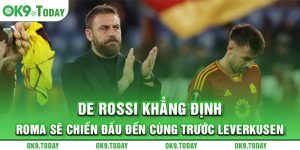De Rossi khẳng định Roma sẽ chiến đấu đến cùng trước Leverkusen 1 De Rossi khẳng định Roma sẽ chiến đấu đến cùng trước Leverkusen